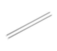 sourcing map 2Pcs 0.7x8x300mm Extension Springs, 304 Stainless Steel Extended Compression Spring Steel Dual Hook Tension Springs for Machinery Construction Industrial Home Repairs Silver