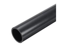 sourcing map 2Pcs 0.87 Inch PVC Rigid Tube Round Pipe 17.6mm ID 22mm OD 12" High Impact for Water Pipe, Aquarium, Fish Tank, Greenhouse Garden, Deep Grey
