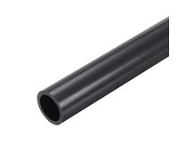 sourcing map 2Pcs 1.02 Inch PVC Rigid Tube Round Pipe 20.6mm ID 26mm OD 12" High Impact for Water Pipe, Aquarium, Fish Tank, Greenhouse Garden, Deep Grey