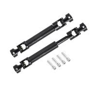 sourcing map 2Pcs 1/10 RC Drive Shaft CVD Drive Shafts Metal Universal Replacement Upgrade Parts for 1/10 RC Cars 90046 SCX10,95-130mm