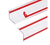 sourcing map 2Pcs 1.3 ft x 1.57 Inch Edge Corner Protectors, Self Adhesive Wall Corner Protector for Furniture Table Door Wall Edge Guard, Clear