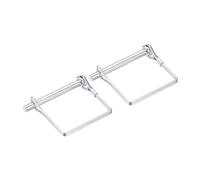sourcing map 2Pcs 1/4" Dia Trailer Coupler Pin, 2-3/16" Long Coupler Pin Shaft Locking Pin, Square Pto Pin for Farm Trailers Wagons Lawn Hitches and Garden