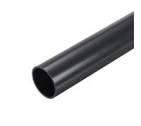 sourcing map 2Pcs 1.5 Inch PVC Rigid Tube Round Pipe 34.2mm ID 38mm OD 12" High Impact for Water Pipe, Aquarium, Fish Tank, Greenhouse Garden, Deep Grey