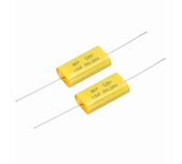 sourcing map 2Pcs 1.5uF Frequency Divider Capacitor, 250V Audio Speaker Crossover Non-Polarity Polypropylene MKP Film Capacitor