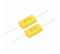 sourcing map 2Pcs 1.8uF Frequency Divider Capacitor, 250V Audio Speaker Crossover Non-Polarity Polypropylene MKP Film Capacitor