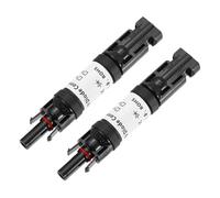 sourcing map 2Pcs 10A Built-in Diode Solar Wire Connectors Anti-backflow, 1000V IP67 Waterproof Male and Female Connector for Solar Photovoltaic System
