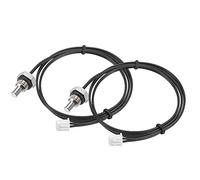 sourcing map 2pcs 10K Temperature Sensor Probe, M8 NTC Thermal Sensor Probe Cable 50cm