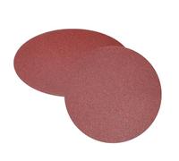 sourcing map 2pcs 12-Inch PSA Sanding Discs, 60 Grits Aluminum Oxide Self Adhesive Stick Back Sandpapers, No-Hole Round Wet/Dry Sander Papers, Sand Auto Car Paint, Wood, Metal