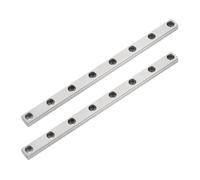 sourcing map 2Pcs 150mm MGN9 Linear Sliding Rail Guide, Bearing Steel Miniature Linear Motion Guideway for Automatic Equipment 3D Printer CNC Machines