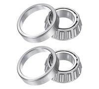 sourcing map 2pcs 15123/15245 Tapered Roller Bearing Cone and Cup, 1.25" Bore x 2.4409" OD x 0.715" Thick, Chrome Steel Taper Bearing Set, ABEC-5