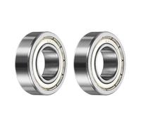 sourcing map 2Pcs 15309-2RS Non-Standard Ball Bearings 15mm ID x 30mm OD x 9mm Thickness Bearings Double Metal Sealed Chrome Steel Bearing for Industrial Machinery