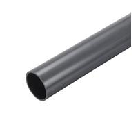 sourcing map 2Pcs 2.36 Inch PVC Rigid Tube Round Pipe 54.7mm ID 60mm OD 12" High Impact for Water Pipe, Aquarium, Fish Tank, Greenhouse Garden, Deep Grey