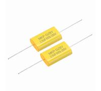 sourcing map 2Pcs 2.5uF Frequency Divider Capacitor, 250V Audio Speaker Crossover Non-Polarity Polypropylene MKP Film Capacitor