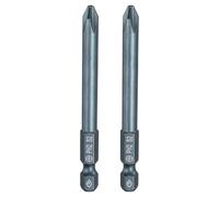 sourcing map 2pcs #2 Phillips Screwdriver Bit PH2 1/4" Hex Shank 3" (75mm) Long 0.24" Rod Magnetic Cross Head Drill Bits S2 Steel Industrial Screw Driver Bit for Electric Power Tools, Blue