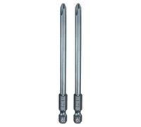 sourcing map 2pcs #2 Phillips Screwdriver Bit PH2 1/4" Hex Shank 4" (100mm) Long 0.2" Rod Magnetic Cross Head Drill Bits S2 Steel Industrial Screw Driver Bit for Electric Power Tools, Blue