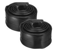 sourcing map 2pcs 20" Inner Tubes Width Fit 2.125/2.4 Rubber Bicycle Tube with 48mm Standard Valve for MTB Mountain Dirt Bike