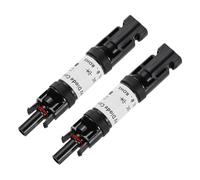 sourcing map 2Pcs 20A Built-in Diode Solar Wire Connectors Anti-backflow, 1000V IP67 Waterproof Male and Female Connector for Solar Photovoltaic System