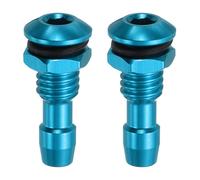sourcing map 2Pcs 20mm M6 RC Boat Water Nipple Water Outlet Nozzle Aluminium Alloy Cooling Tube Extension for RC Boat Motor Cooling System Kit Blue