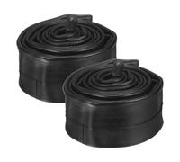 sourcing map 2pcs 24" Inner Tubes Width Fit 1.625 Rubber Bicycle Tube with 32mm Standard Valve for MTB Mountain Dirt Bike