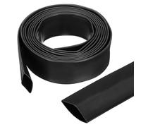 sourcing map 2PCS 25mm Heat Shrink Tubing Waterproof, 3:1 Dual Wall Marine Adhesive Lined Industrial Heat Shrink Tube Wiring Wrap 10ft 1 Inch, Black-3m