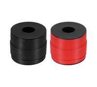 sourcing map 2pcs 26 AWG Silicone Electrical Wire Spool, 26 Gauge 91.4m/300ft Electrical Wires, 600V 200C Tinned Copper Stranded High Temp Battery Wire for Automotive, RV Inverter - Red & Black