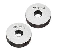 sourcing map 2Pcs 28x8x8mm Knurling Wheel Kit 0.6mm Pitch Straight Wheel Linear Knurl
