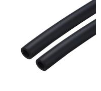 sourcing map 2pcs 2m/6.6ft Pipe Insulation Tube 5/8 inch(16mm) ID 26mm OD Foam Tubing for Handle Grip Support, Black