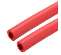sourcing map 2pcs 3.3ft Pipe Insulation Tube 18mm ID 1 3/16 inch(30mm) OD Foam Tubing for Handle Grip Support, Red