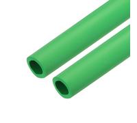 sourcing map 2pcs 3.3ft Pipe Insulation Tube 7/8 inch(22mm) ID 32mm OD Foam Tubing for Handle Grip Support, Green