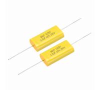 sourcing map 2Pcs 3.3uF Frequency Divider Capacitor, 250V Audio Speaker Crossover Non-Polarity Polypropylene MKP Film Capacitor