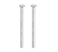 sourcing map 2pcs 3.5 Inch Door Hinge Pins, Removable Brushed Door Hinge Interior Hinge Security Pins for Wood Residential Door Replacement, Silver