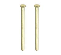 sourcing map 2pcs 3.5 Inch Door Hinge Pins, Removable Brushed Door Hinge Interior Hinge Security Pins for Wood Residential Door Replacement, Gold