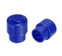 sourcing map 2Pcs 3 Way 5 Way Guitar Toggle Switch Tip, Plastic Cross-Slot Push-in Toggle Pickup Switch Knob Tip for SQ ST TL Electric Guitar Replacement Parts, Dark Blue
