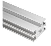 sourcing map 2Pcs 300mm 1030 Aluminum Extrusion Profile, European Standard Anodized Linear Rail for 3D Printer Part, CNC Machine, Linear Rail Guide, Silver