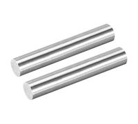 sourcing map 2Pcs 304 Stainless Steel Rods, 16mm x 102mm Metal Solid Shaft Round Rod Lathe Bar Stock for Model Plane Cars Ship DIY Craft Metal Working