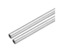 sourcing map 2Pcs 304 Stainless Steel Tube 10mm OD 7mm ID 254mm L 1.5mm T | 0.39"ODx0.28"IDx10"L Round Seamless Metal Straight Pipe Weldable Tubing for Industry DIY Projects