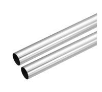 sourcing map 2pcs 304 Stainless Steel Tube 18mm ID 19mm OD 305mm L 0.5mm T | 0.71"IDx0.75"ODx12"L Round Seamless Metal Straight Pipe Weldable Tubing for Industry DIY Projects