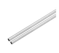 sourcing map 2Pcs 304 Stainless Steel Tube, 4.5mm OD 3.5mm ID 305mm Length Round Seamless Metal Straight Pipe 0.5mm Thick Weldable Tubing for Industry DIY Projects(0.14" ODx0.18 IDx12 L)