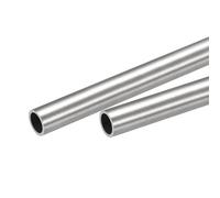 sourcing map 2Pcs 304 Stainless Steel Tube, OD 12mm x 1mm Wall Thick 400mm Length Capillary Metal Tubing for Industry Machinery