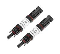 sourcing map 2Pcs 30A Solar Fuse Holder Inline, 1000V IP67 Waterproof Male and Female Connector with Fuse for Solar Photovoltaic System