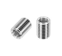 sourcing map 2Pcs 316 Stainless Steel Thread Reducing Nuts, M16x2 Male to M12x1.75 Female 20mm Long Metric Repairing Insert Nut Screw Threaded Adapters Sleeve Reducer Conversion Fastener