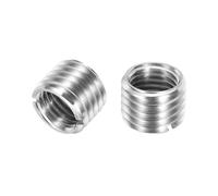 sourcing map 2Pcs 316 Stainless Steel Thread Reducing Nuts, M20x2.5 Male to M16x2 Female 15mm Long Metric Repairing Insert Nut Screw Threaded Adapters Sleeve Reducer Conversion Fastener