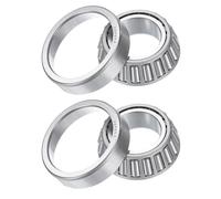 sourcing map 2pcs 32005X Tapered Roller Bearing Cone and Cup, 25mm Bore x 47mm OD x 15mm Thick, Chrome Steel Taper Bearing Set, ABEC-3