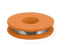 sourcing map 2pcs 34 AWG Nichrome Wire, 33ft Cr20Ni80 Heating Resistance Wire for Heating Element Electronic Component Repairing, Orange