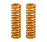 sourcing map 2pcs 3D Printer Heating Bed Spring, 12mm OD 40mm Length Light Load Compression Mould Die Spring 3D Printer Compression Spring for 3D Printer Electric Part, Yellow