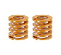 sourcing map 2pcs 3D Printer Heating Bed Spring, 25mm OD 20mm Length Light Load Compression Mould Die Spring 3D Printer Compression Spring for 3D Printer Electric Part, Yellow