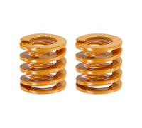sourcing map 2pcs 3D Printer Heating Bed Spring, 25mm OD 25mm Length Light Load Compression Mould Die Spring 3D Printer Compression Spring for 3D Printer Electric Part, Yellow