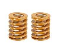 sourcing map 2pcs 3D Printer Heating Bed Spring, 25mm OD 30mm Length Light Load Compression Mould Die Spring 3D Printer Compression Spring for 3D Printer Electric Part, Yellow