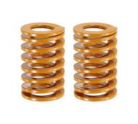 sourcing map 2pcs 3D Printer Heating Bed Spring, 25mm OD 40mm Length Light Load Compression Mould Die Spring 3D Printer Compression Spring for 3D Printer Electric Part, Yellow