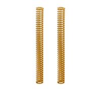 sourcing map 2pcs 3D Printer Heating Bed Spring, 8mm OD 75mm Length Light Load Compression Mould Die Spring 3D Printer Compression Spring for 3D Printer Electric Part, Yellow